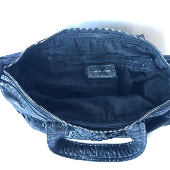 Carla Mancini Genuine Leather Crossbody Bag - Picture 12 of 13